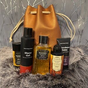 Bath & Body Works Whiskey Reserve Body Wash Set with Brown Bag